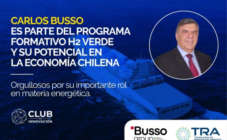  TRA BUSSO GROUP es parte de Programa Formativo de Hidrógeno Verde